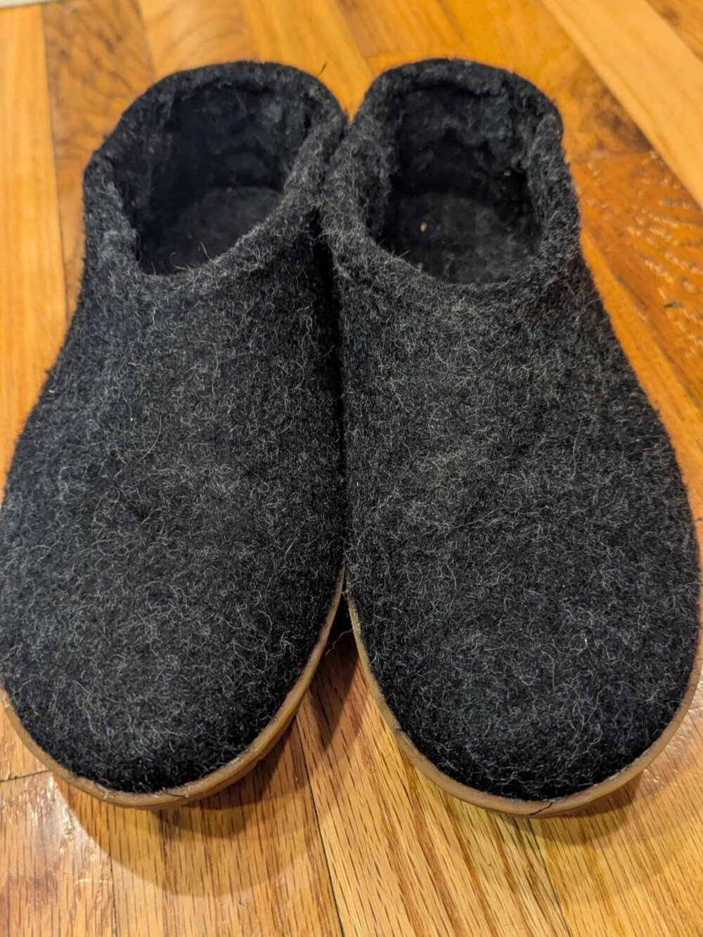 Glerups Wool Rubber Sole Slipper